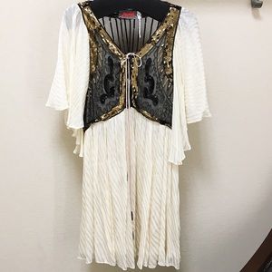 Free People | Boho Embellished Sequin Dress